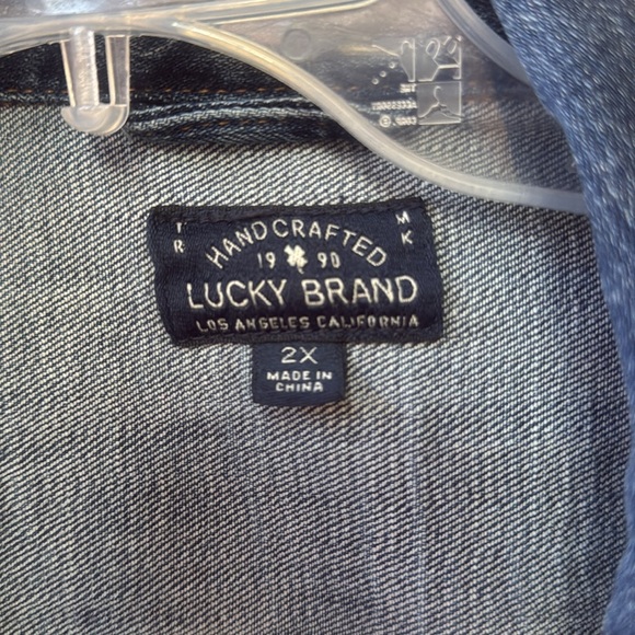Lucky Denim Jean Jacket 2X - Classic - Picture 2 of 6